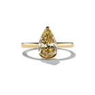 BESPOKE BROWN PEAR JUPITER RING