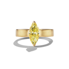 BESPOKE YELLOW MARQUISE SELENE RING