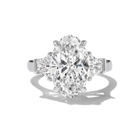 BESPOKE OVAL THREE STONE RING