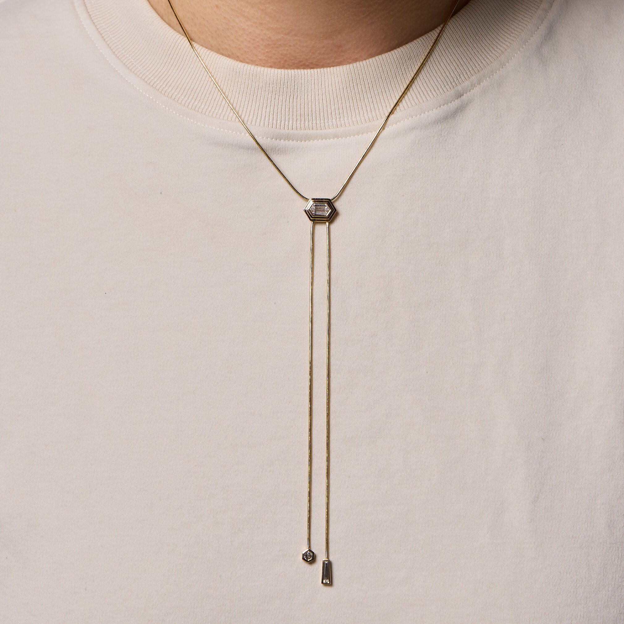 DRUEX LARIAT NECKLACE