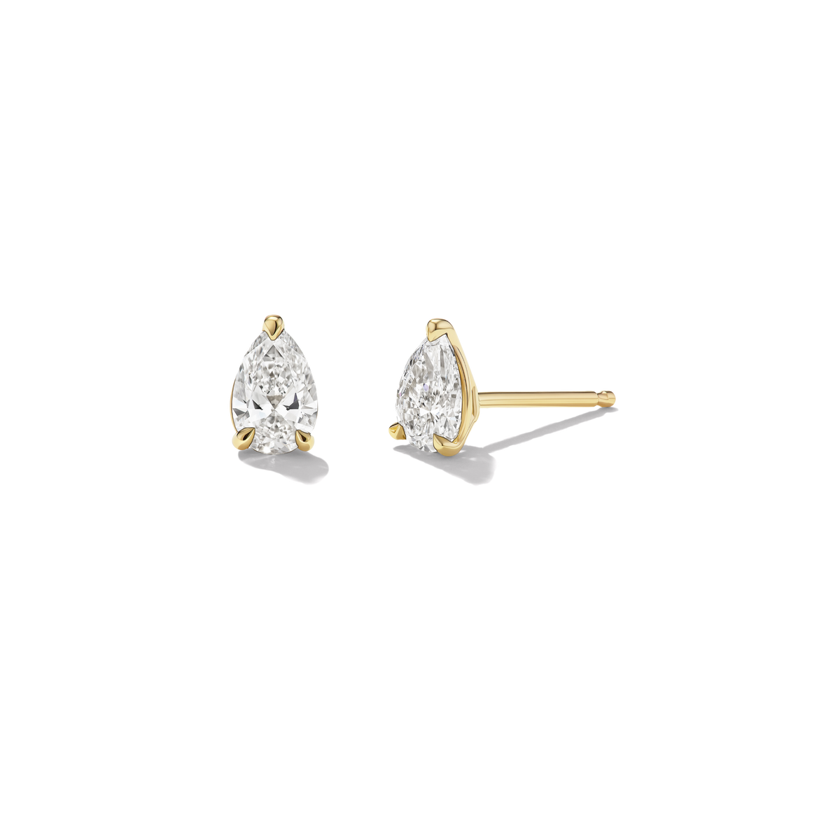 ELYSE MINI PEAR DIAMOND STUDS