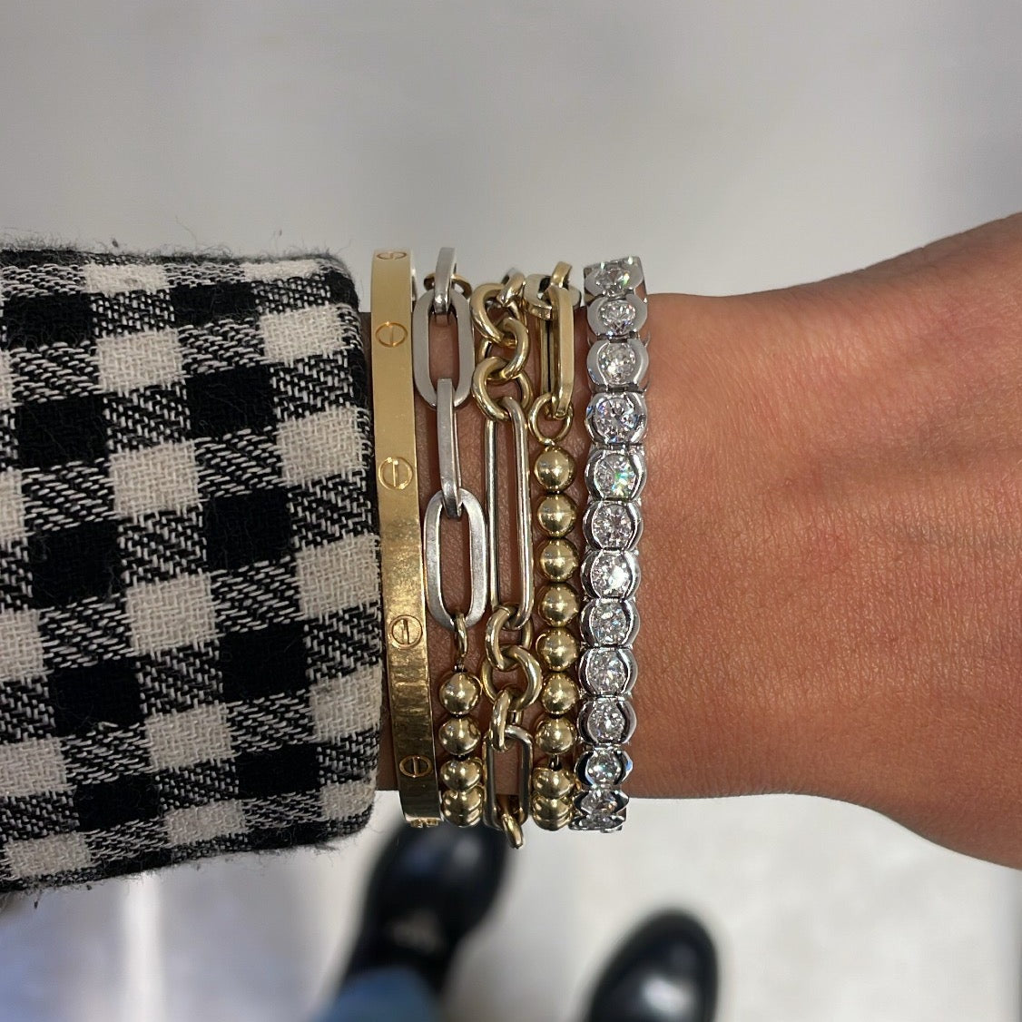 COCO 8.00 CRTS TENNIS BRACELET (certified)