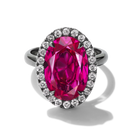 BESPOKE FANCY VIVID PINK DIAMOND COCKTAIL RING