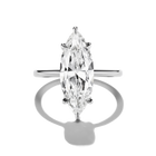 BESPOKE PLATINUM HIDDEN HALO VALERIA RING