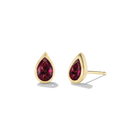 KNOX MINI RHODOLITE GARNET STUDS