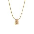 KYRAH 2.67 BROWN DIAMOND PEAR NECKLACE