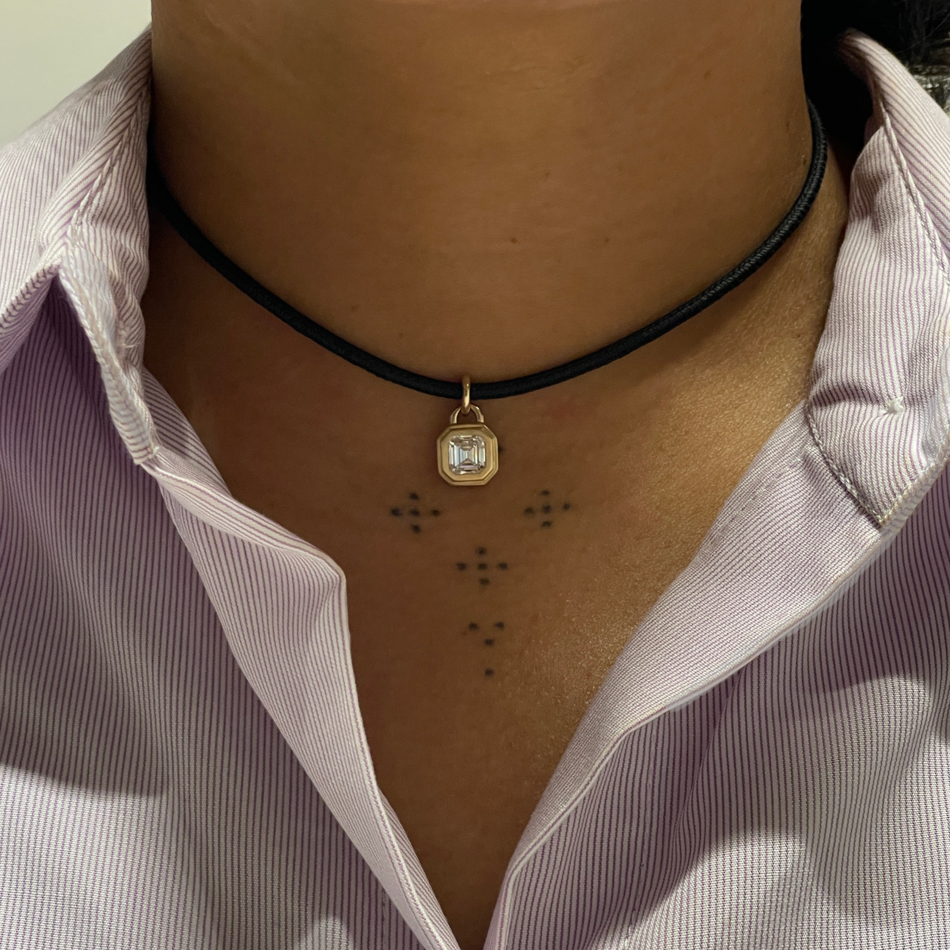 LEATHER CORD NECKLACE