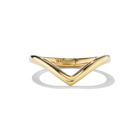 Lexi Band, Yellow Gold, front view