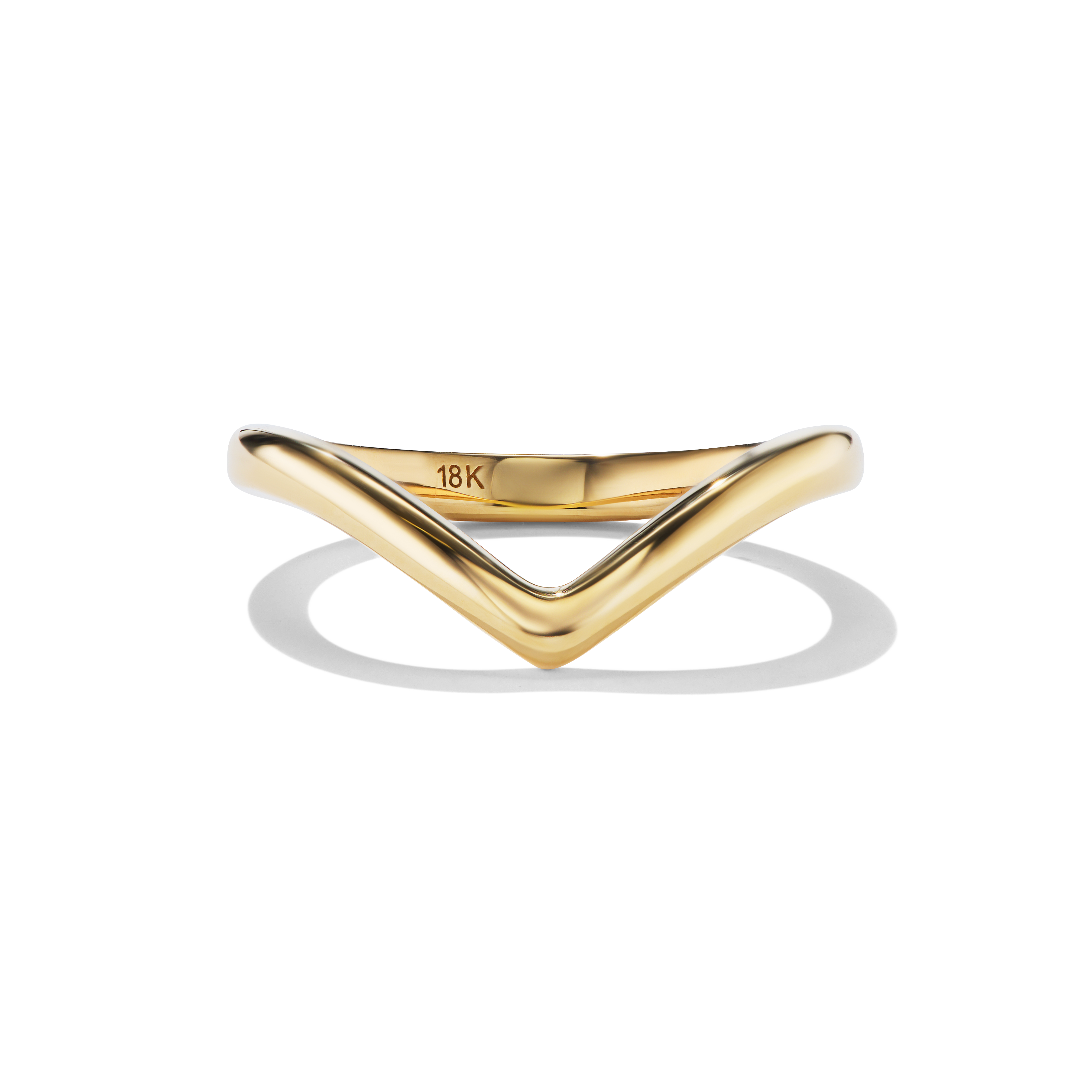 Lexi Band, Yellow Gold, front view