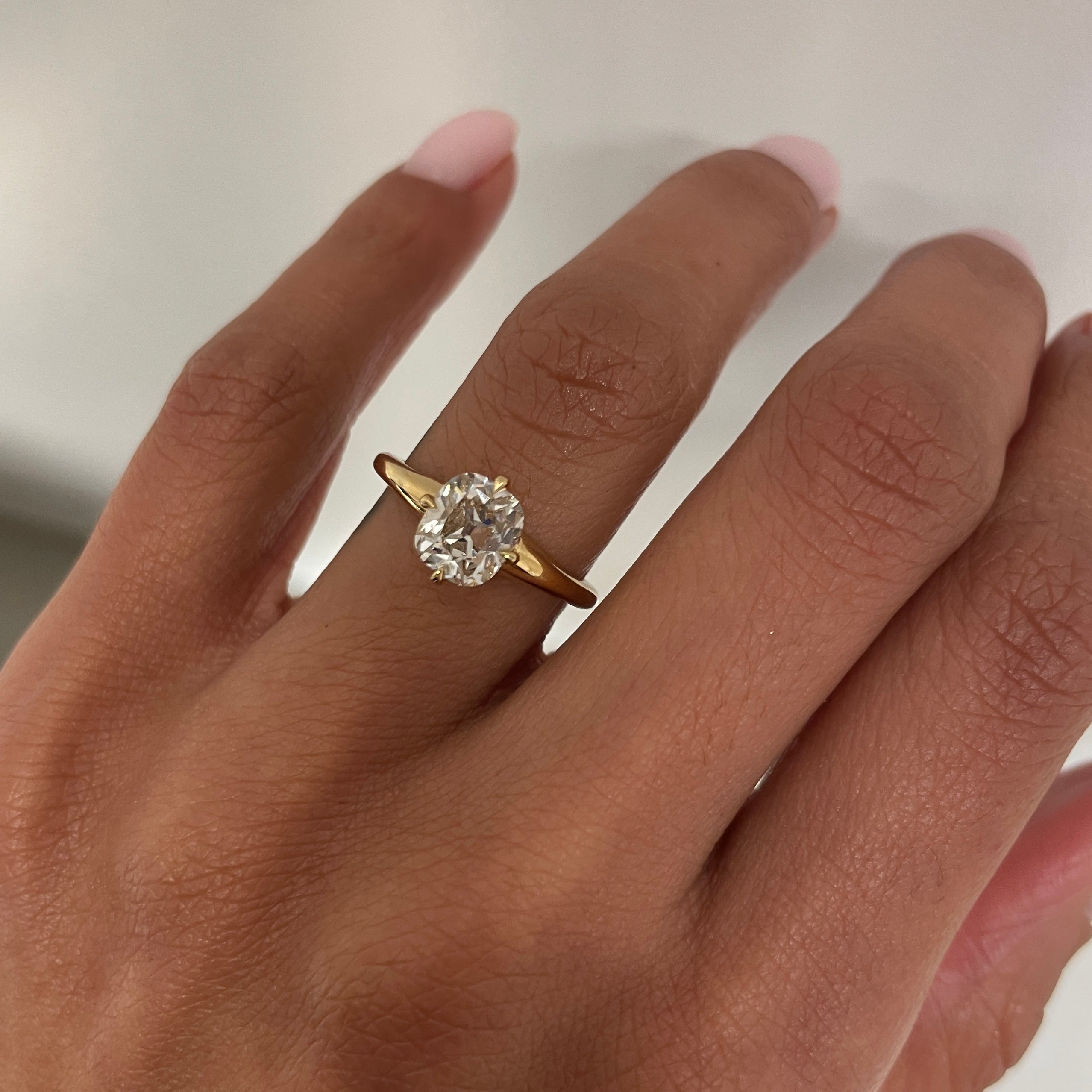 MAE 1.66 Engagement Ring On hand 