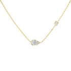 MAX 2 STONE WHITE DIAMOND NECKLACE