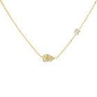 MAX 2 STONE YELLOW DIAMOND NECKLACE