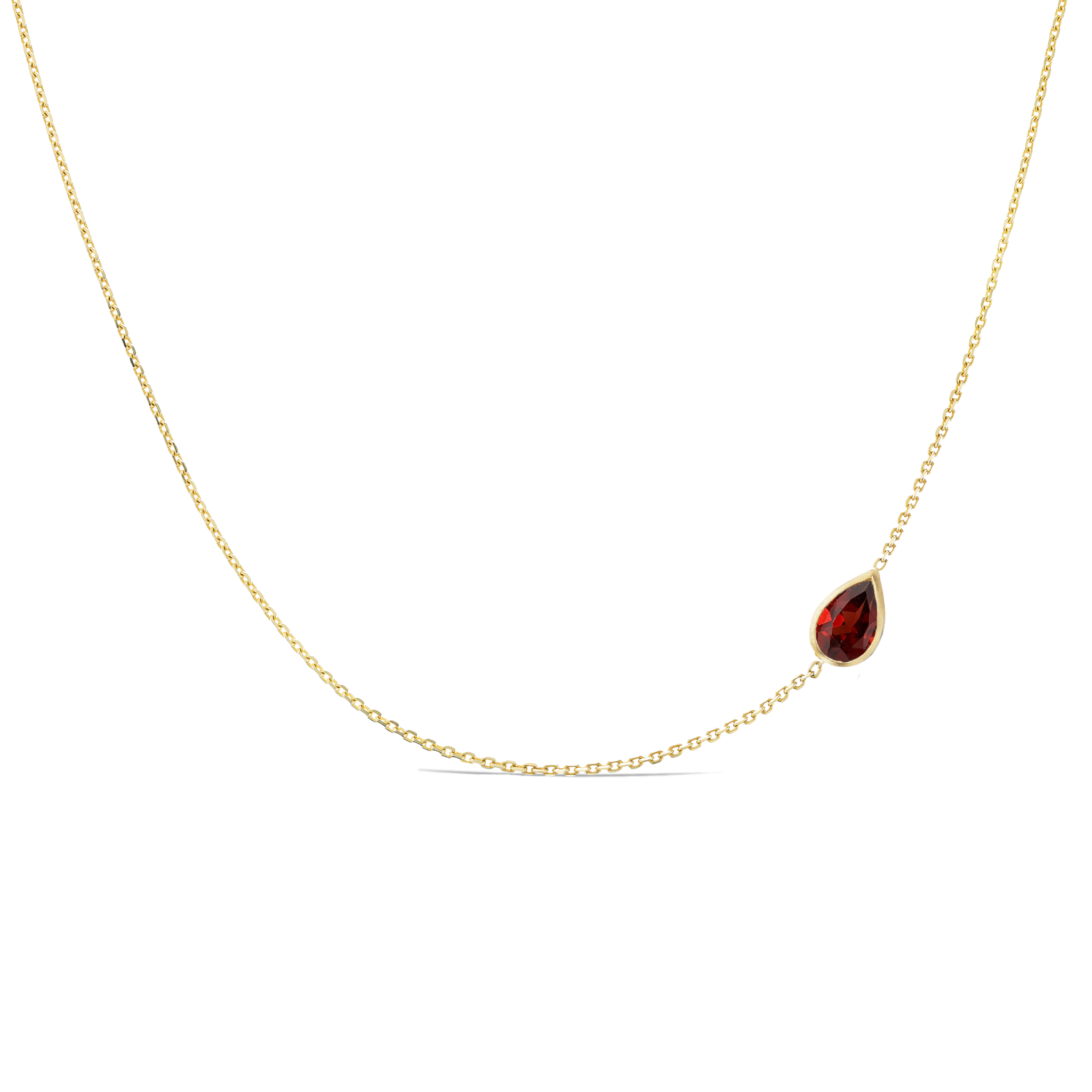 MAX MINI GARNET NECKLACE