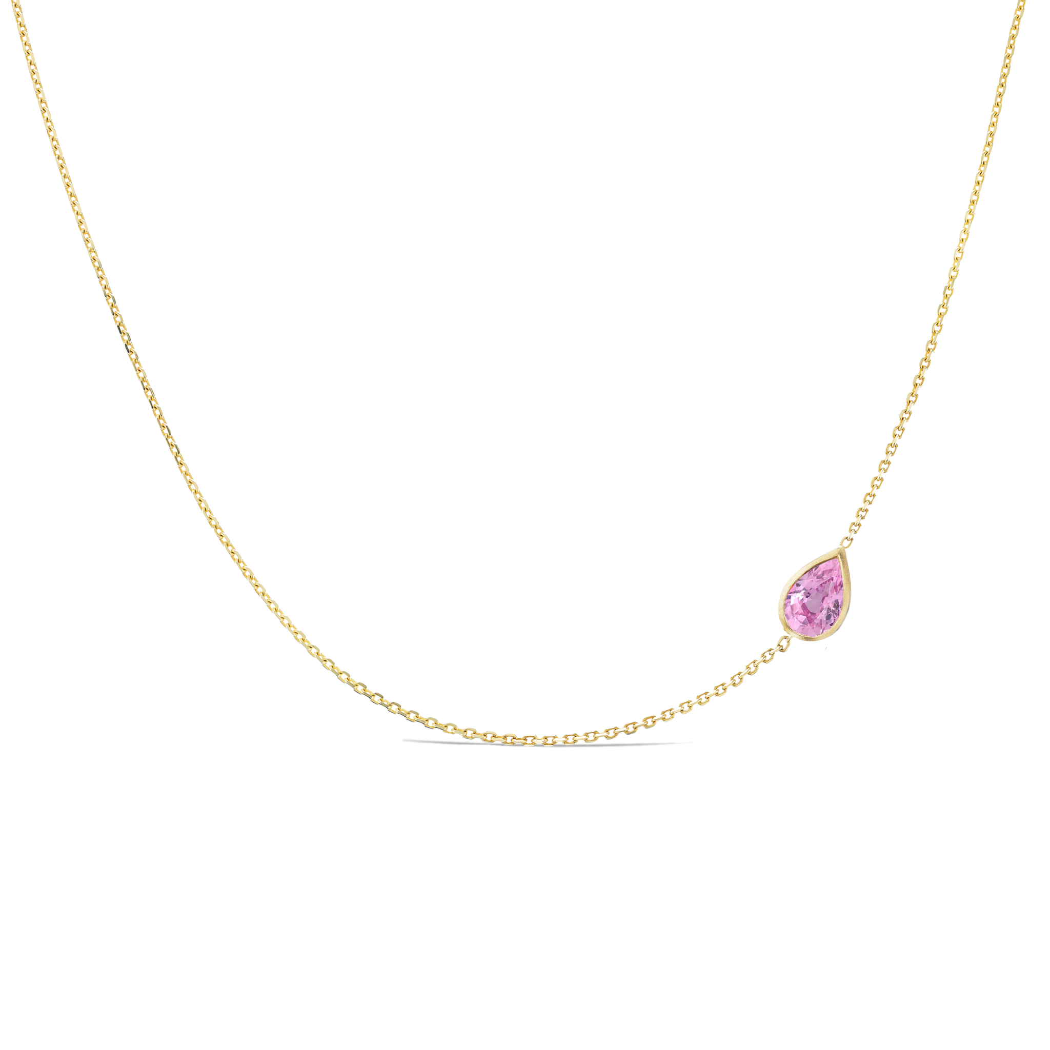 MAX MINI PINK SAPPHIRE NECKLACE