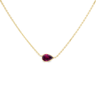 MAX MINI RHODOLITE GARNET NECKLACE