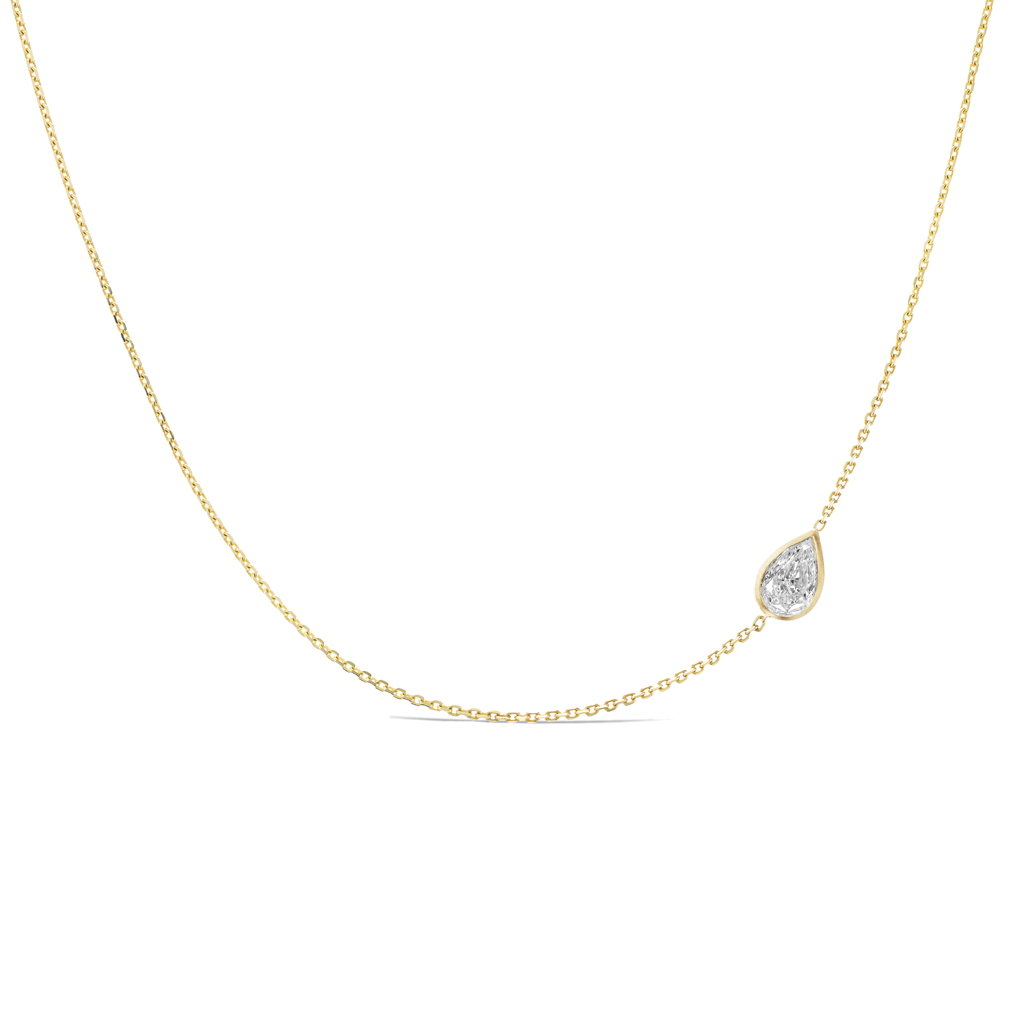 MAX MINI WHITE DIAMOND NECKLACE