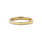 Gold Wedding band on a white background