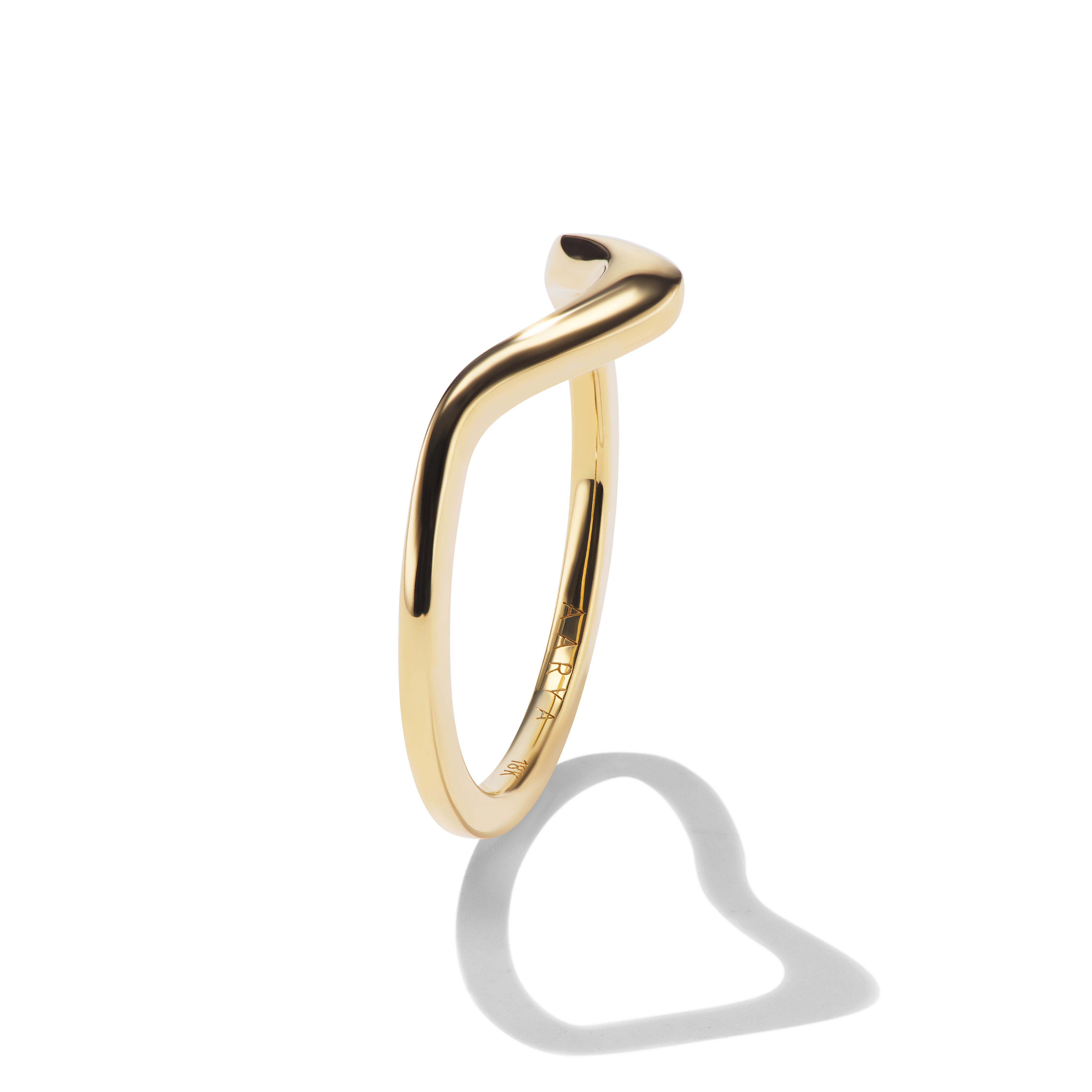 Maya band, high shine, side view