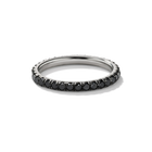 Nero Eternity Band with Black Diamonds Set in Black Rhodium