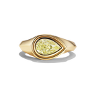 PHOENIX YELLOW DIAMOND PINKY RING