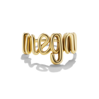 SQUIGGLE NAME RING