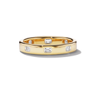VESTA EMERALD CUT BAND