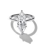 Valeria Engagement Ring in Platinum, Front View