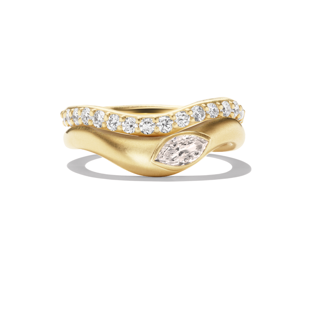 ZOE PINK DIAMOND MARQUISE THUMB RING
