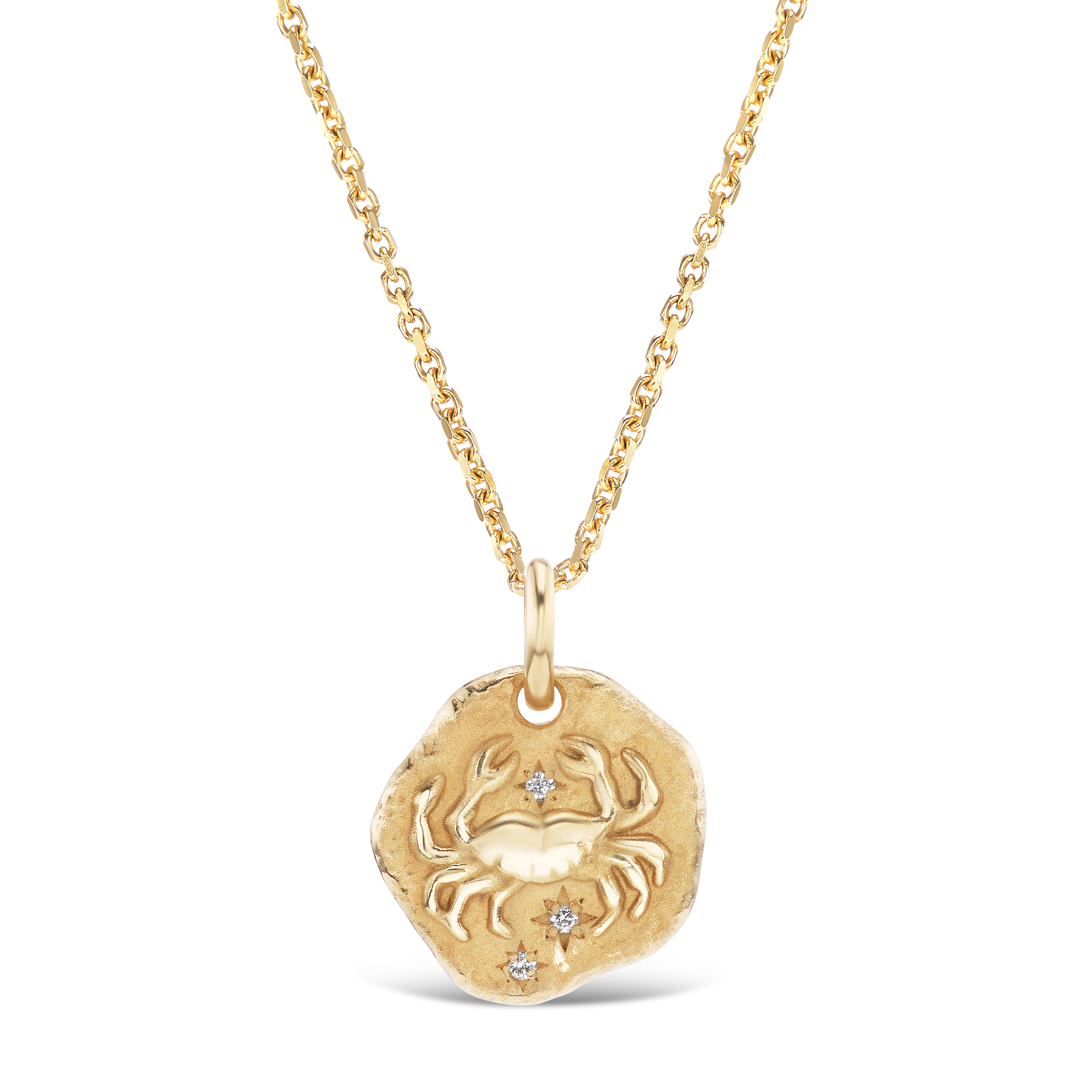 MINI 14KT YG ZODIAC MEDALLION