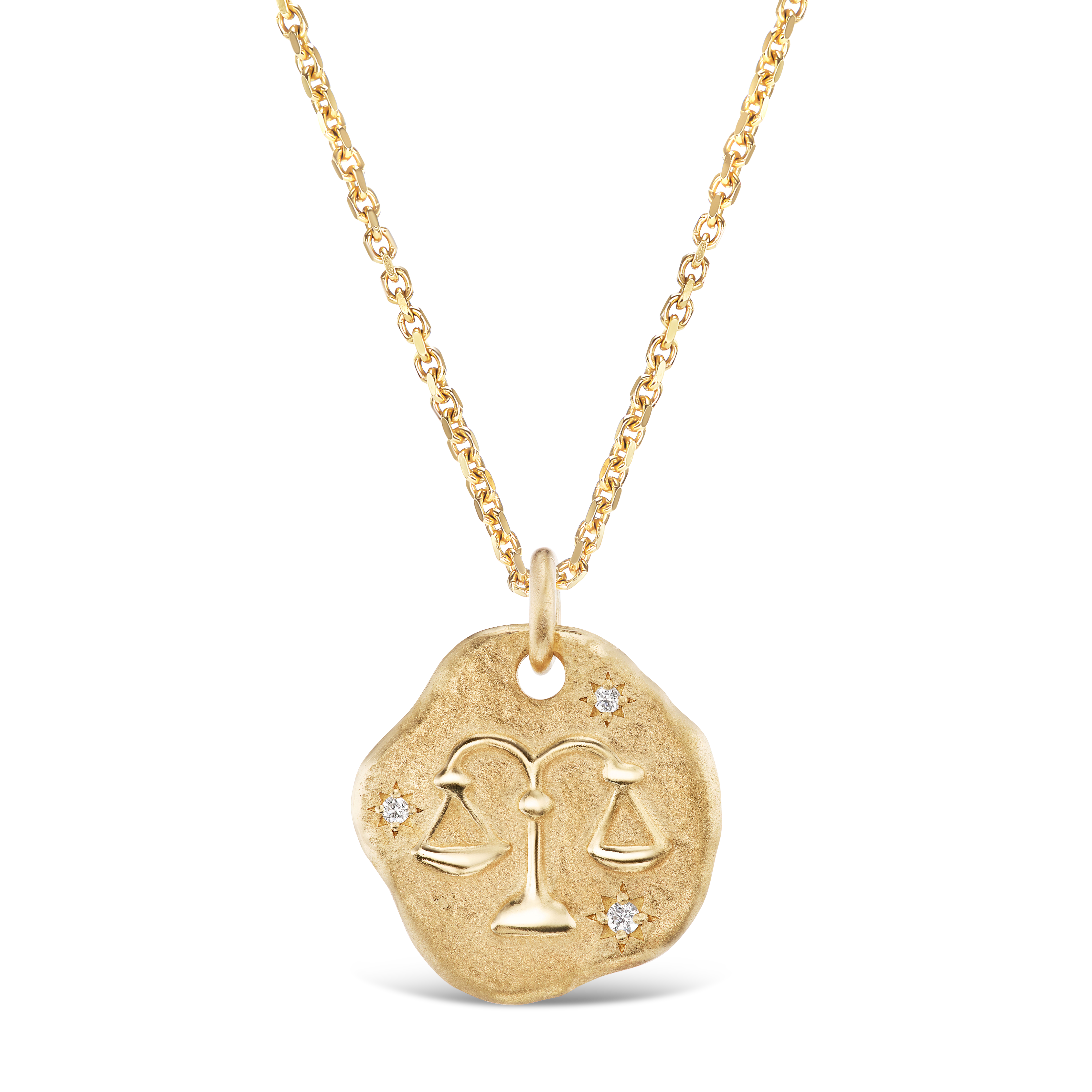 MINI 14KT YG ZODIAC MEDALLION
