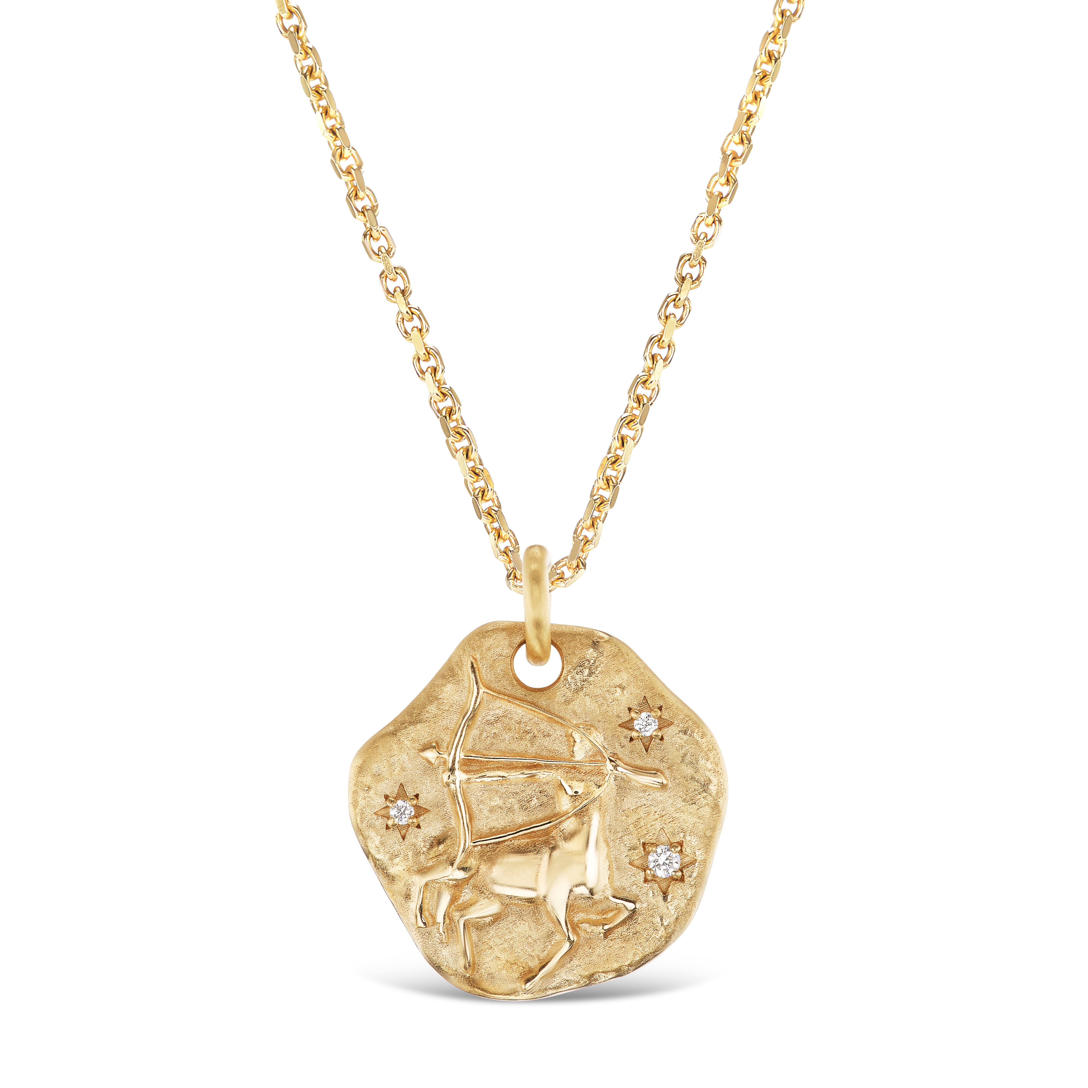 MINI 14KT YG ZODIAC MEDALLION