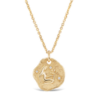 MINI 14KT YG ZODIAC MEDALLION