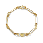 ROUX RADIANT CUT YELLOW DIAMOND CHAIN BRACELET