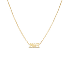 MICRO NAME PLATE NECKLACE