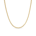 NAVENA 14KT 4MM BALL CHAIN NECKLACE