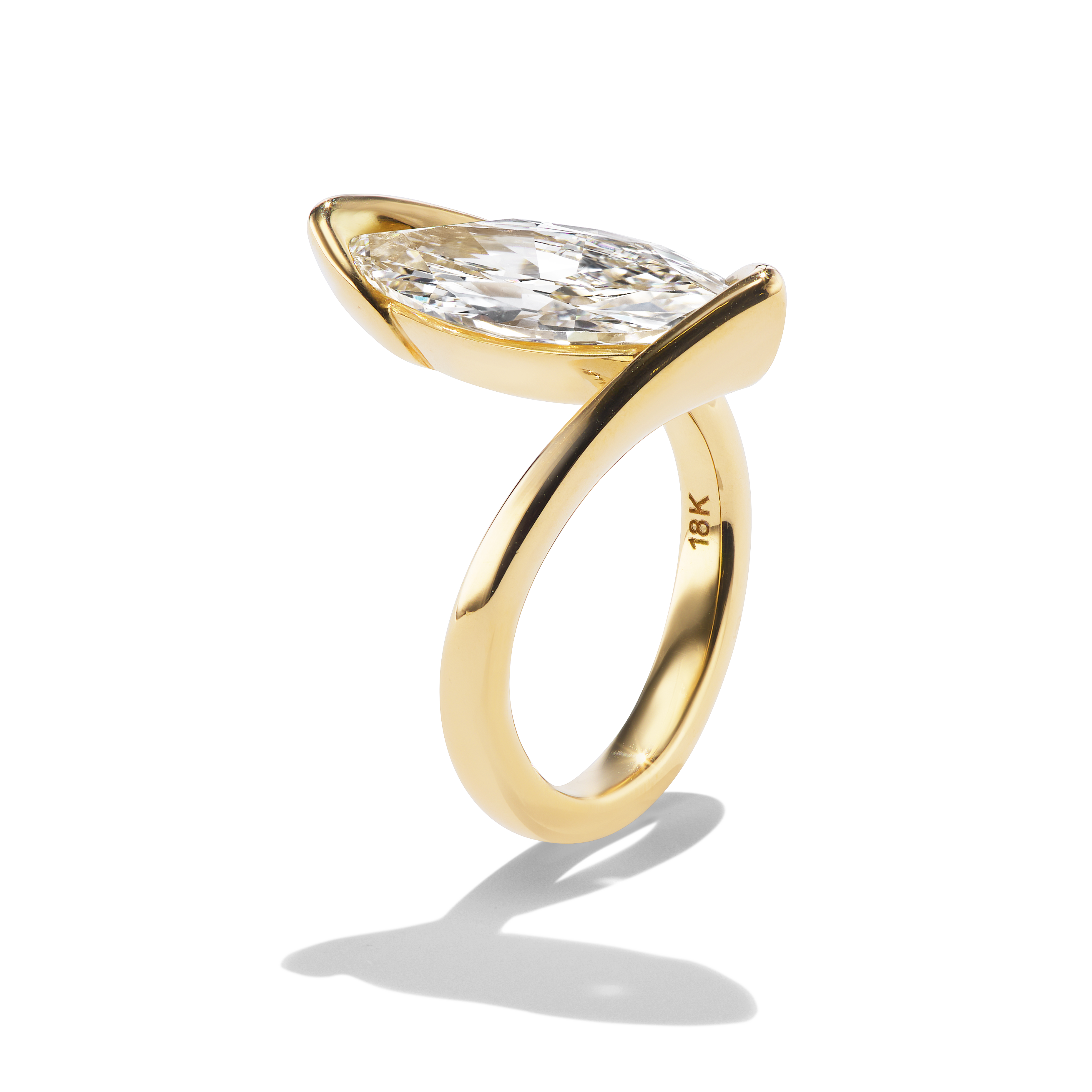 BESPOKE BYPASS MARQUISE RING