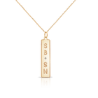 IMANI 14KT GOLD BAR CHARM
