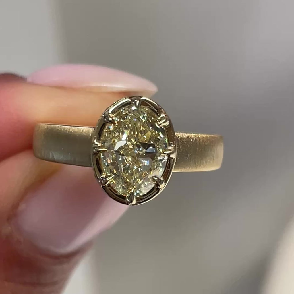 ISLA Engagement Ring Close Up