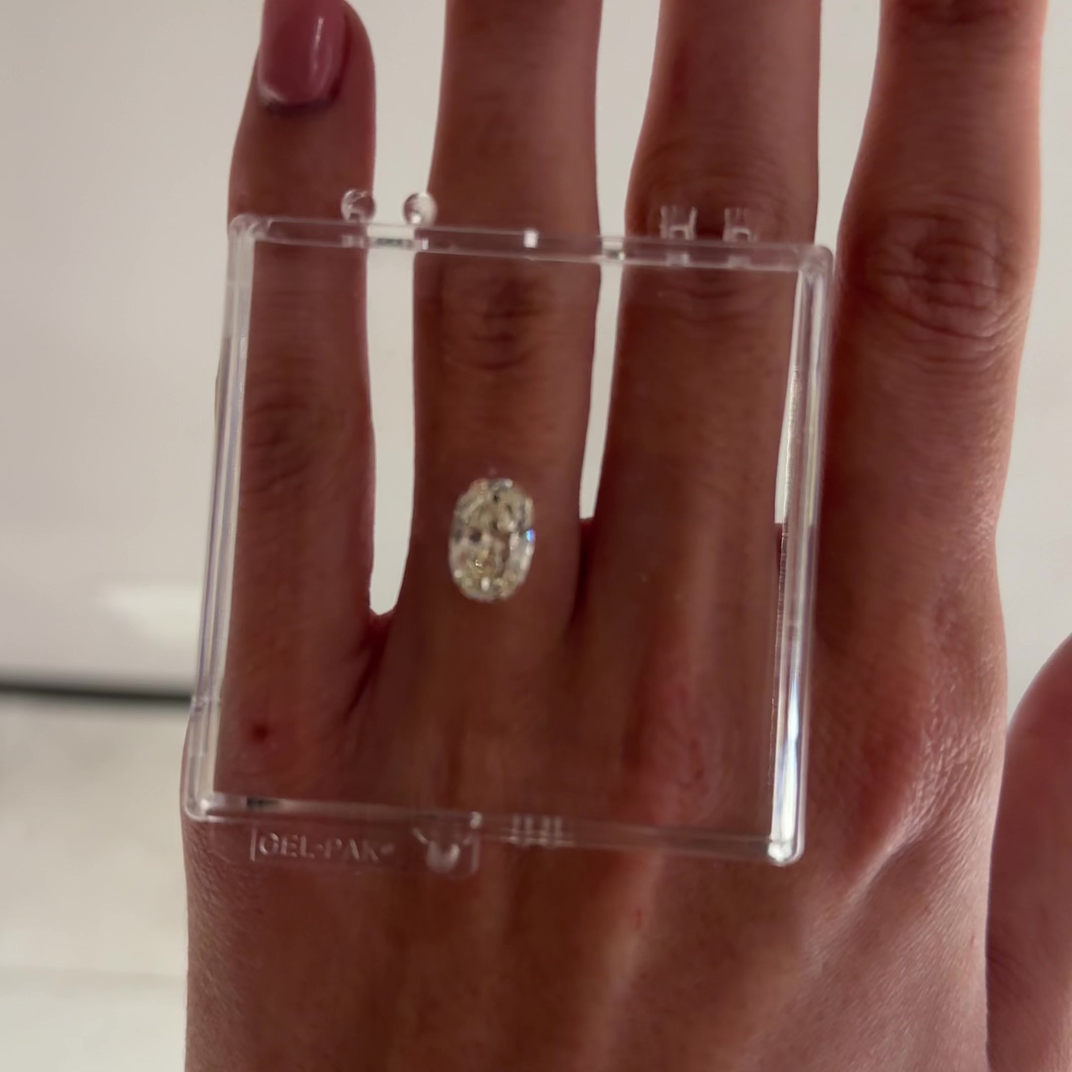 Loose 2.45 carat cushion brilliant diamond