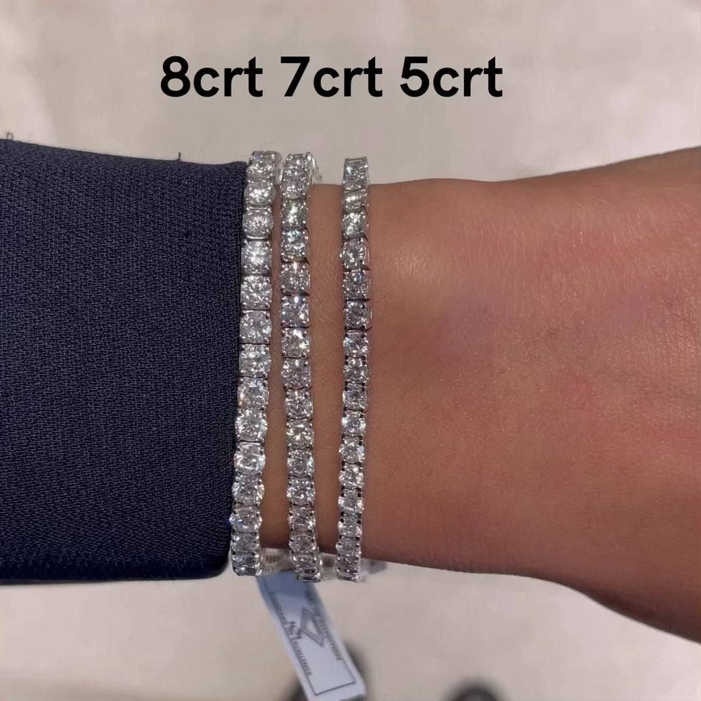 Classic Tennis Bracelet, on model