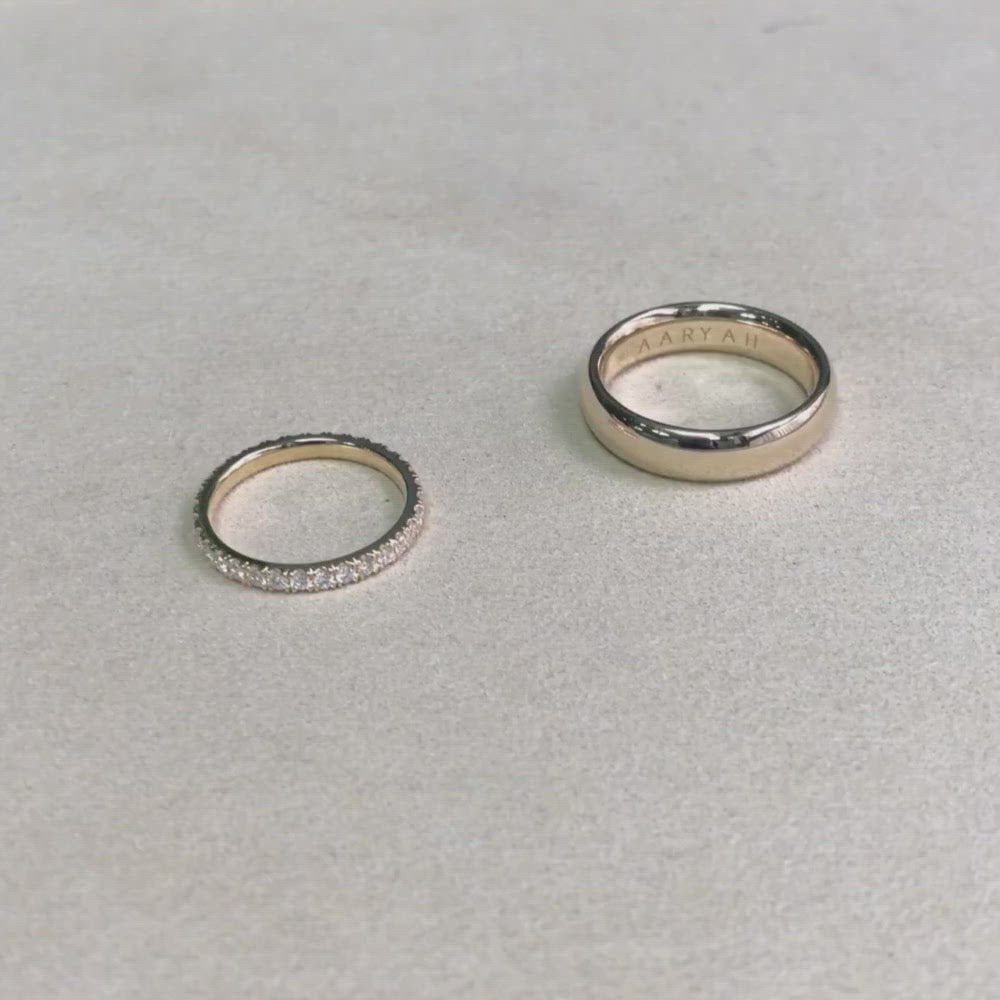 Men's CEDAR Wedding Band - CEDAR