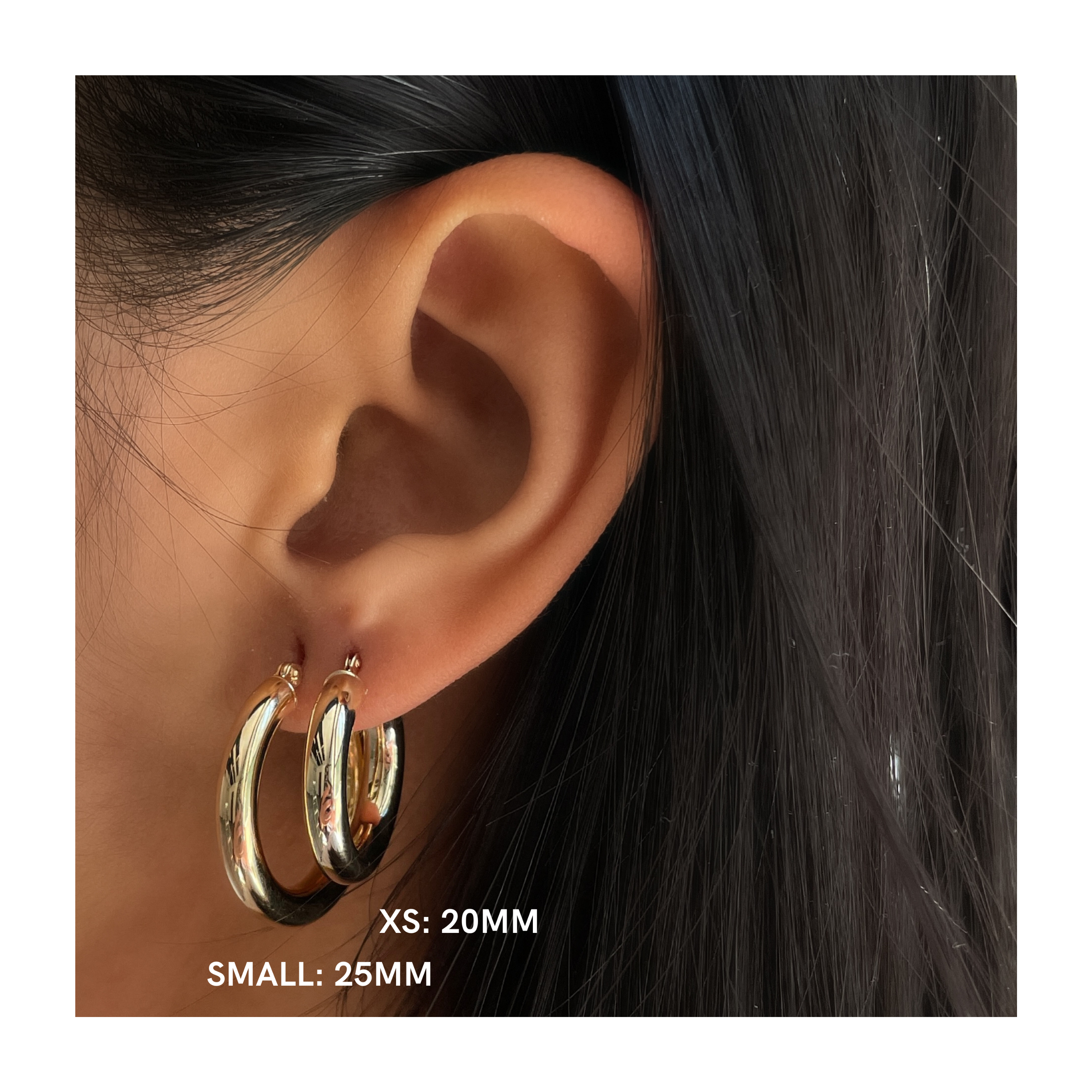 ANANYA 14KT YELLOW GOLD HOOPS