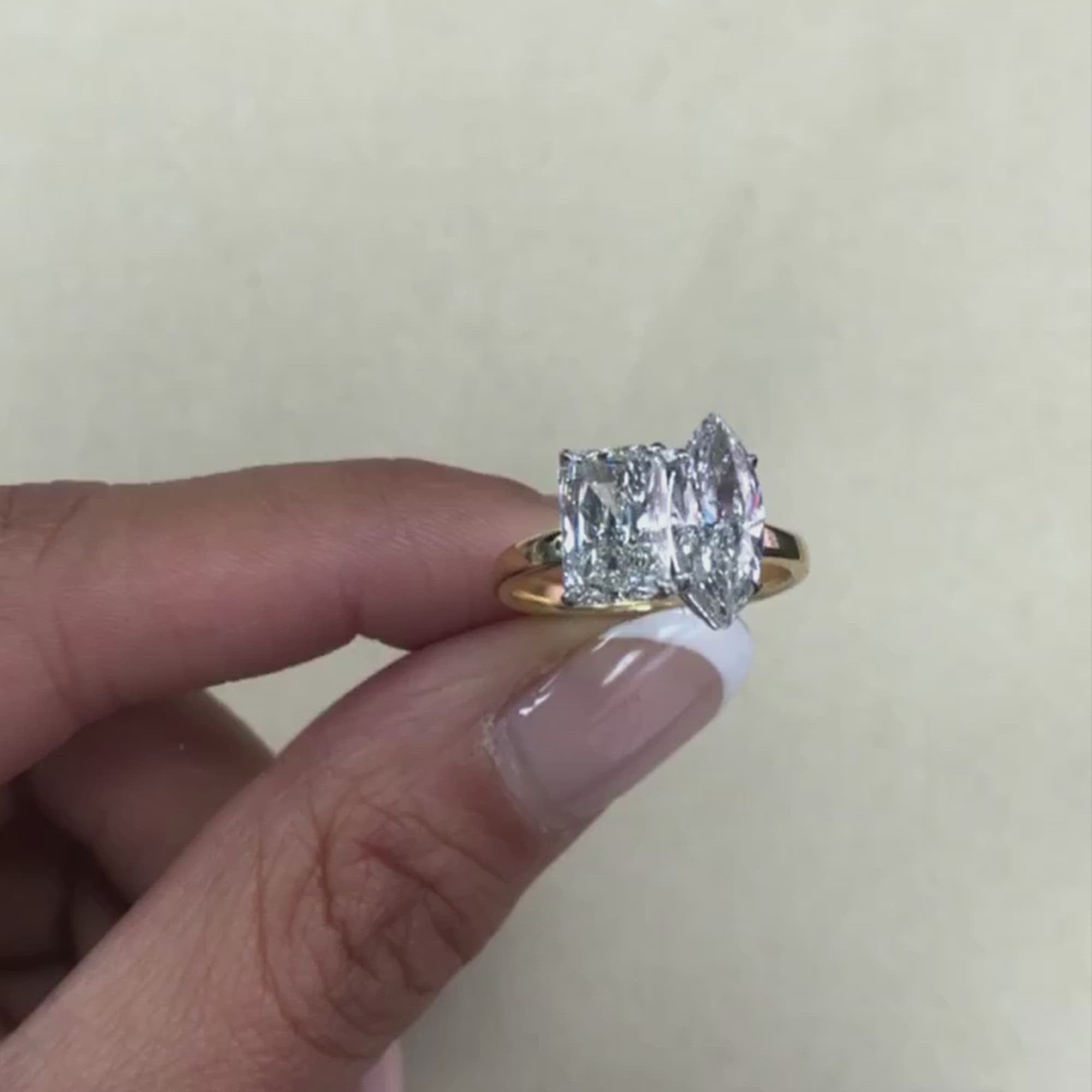 ASTER Toi et Moi Ring - 6 Aster 6