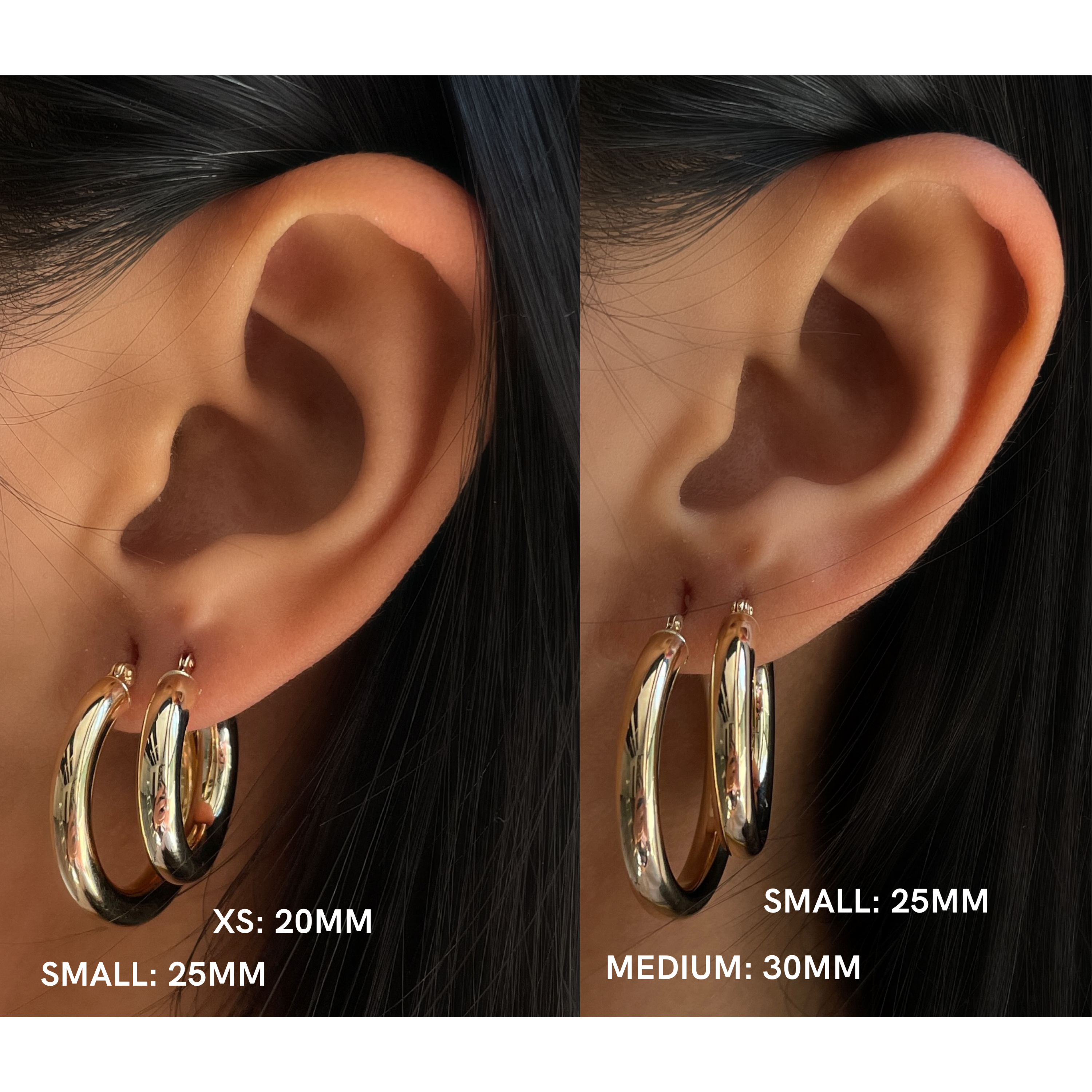 ANANYA 14KT YELLOW GOLD HOOPS